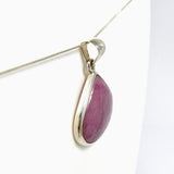 Ruby Teardrop Faceted Pendant PPGJ1212
