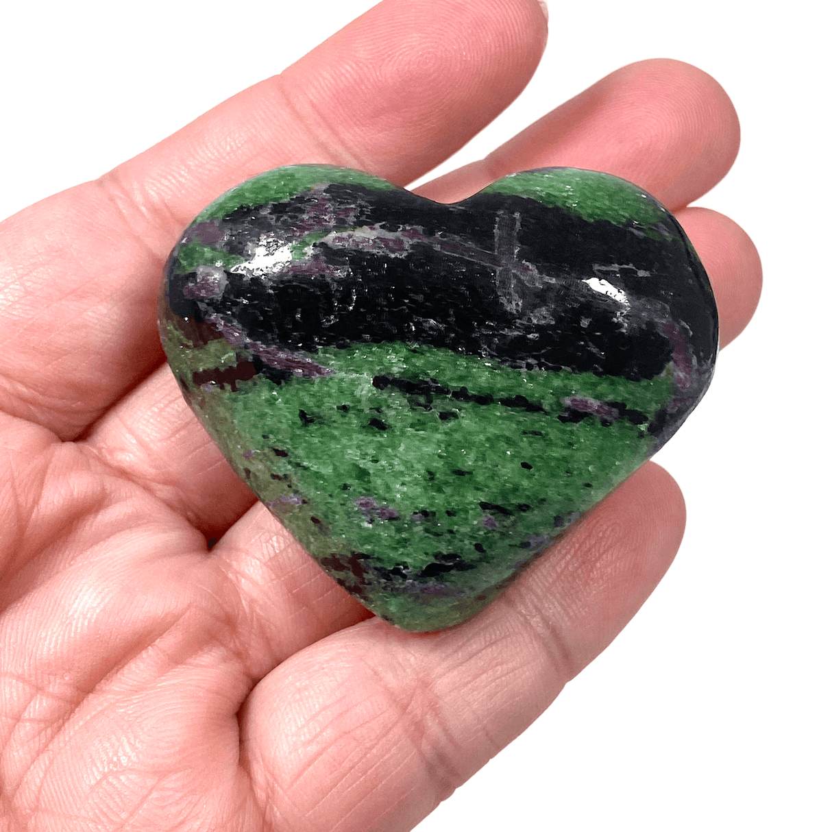 Ruby Zoisite Heart RZH-01 - Nature's Magick