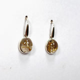 Rutilated Quartz Oval Cabochon Earrings PEGJ197