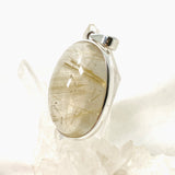 Rutilated Quartz Oval Cabochon Pendant PPGJ835