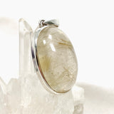 Rutilated Quartz Oval Cabochon Pendant PPGJ835