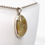 Rutilated Quartz Oval Cabochon Pendant PPGJ835