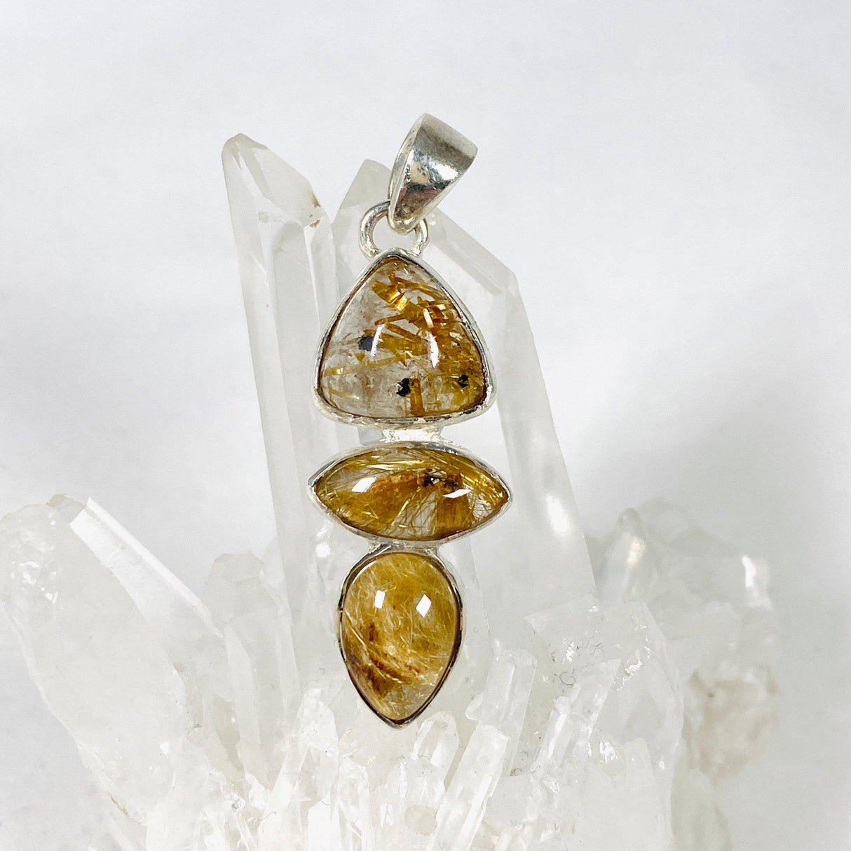 Rutilated Quartz Pendant KPGJ4100 - Nature's Magick