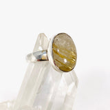 Rutilated Quartz Ring Sz 6 R5000RUT-6 - Nature's Magick