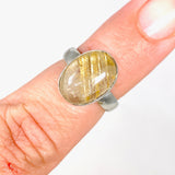 Rutilated Quartz Ring Sz 6 R5000RUT-6 - Nature's Magick