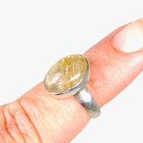 Rutilated Quartz Ring Sz 6 R5000RUT-6 - Nature's Magick