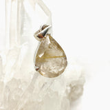 Rutilated Quartz Teardrop Faceted Pendant PPGJ842