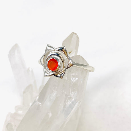 Sacral Chakra Ring with Carnelian - Nature's Magick