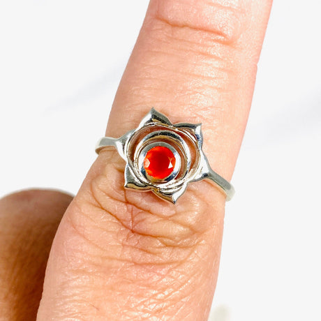 Sacral Chakra Ring with Carnelian - Nature's Magick