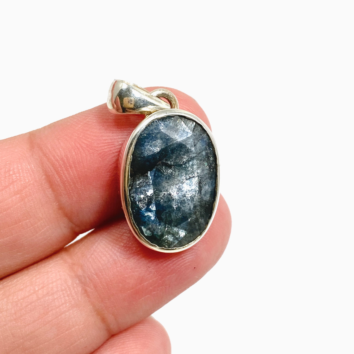 Sapphire Oval Faceted Pendant PPGJ1213