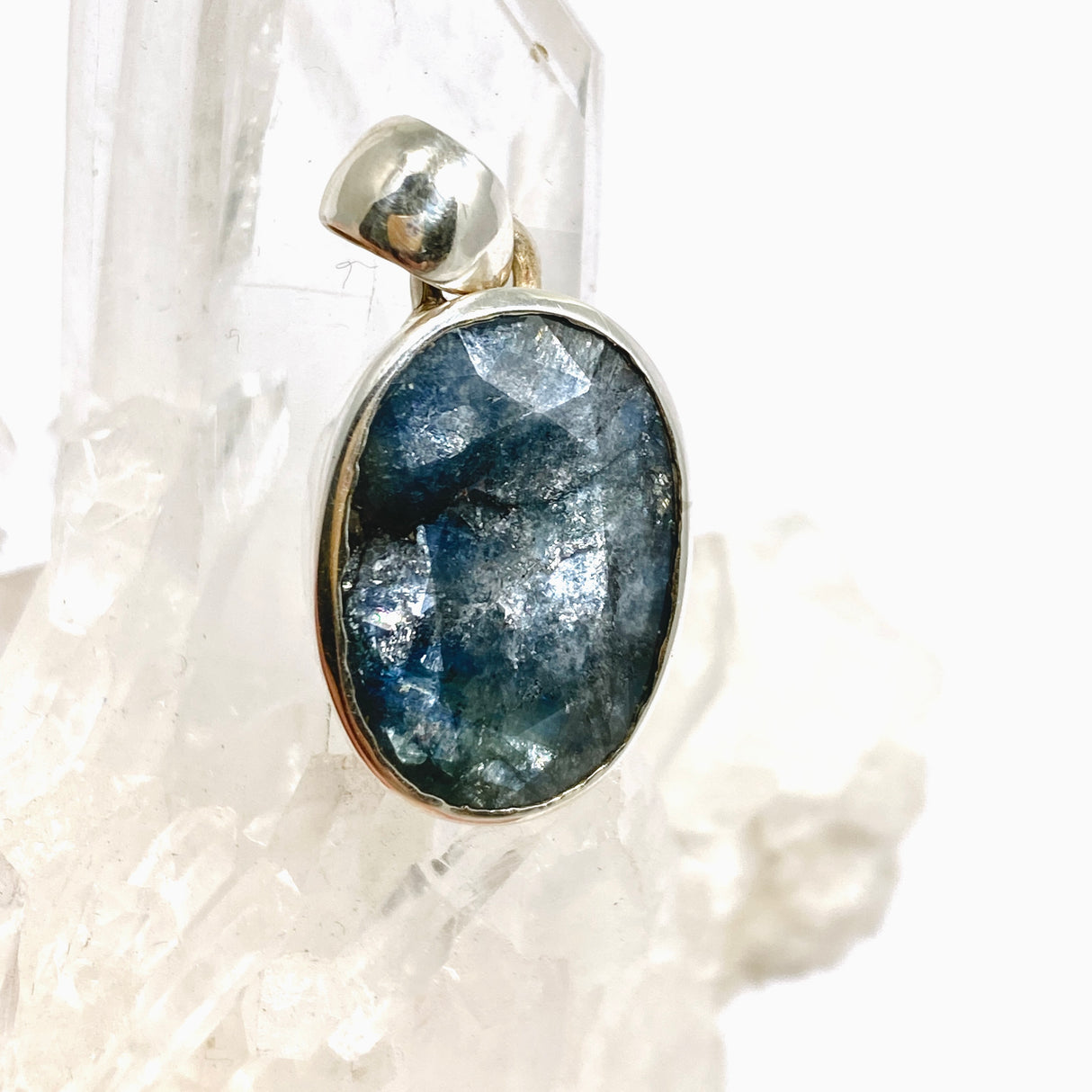Sapphire Oval Faceted Pendant PPGJ1213
