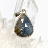 Sapphire Teardrop Faceted Pendant PPGJ1214