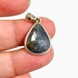 Sapphire Teardrop Faceted Pendant PPGJ1214