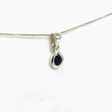 Sapphire Teardrop Faceted Pendant PPGJ1215