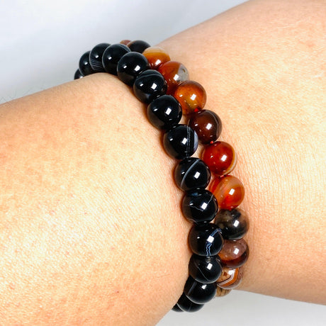 Sardonyx banded bracelet - Nature's Magick