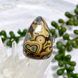 Schalenblende teardrop beaten band ring s.9 KRGJ1648 - Nature's Magick