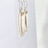 Scolecite oval earrings KEGJ1324