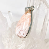 Scolecite teardrop pendant KPGJ3809