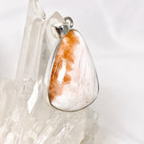 Scolecite teardrop pendant KPGJ3811