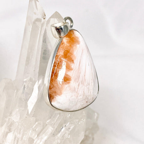 Scolecite teardrop pendant KPGJ3811