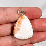 Scolecite teardrop pendant KPGJ3811