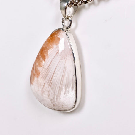 Scolecite teardrop pendant KPGJ3811