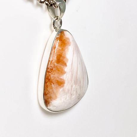 Scolecite teardrop pendant KPGJ3811