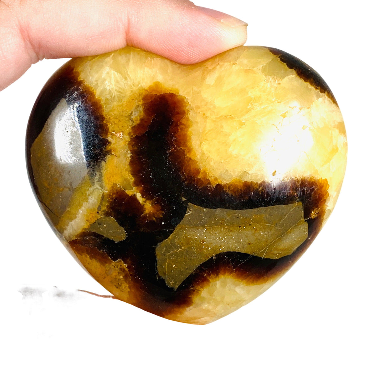 Septarian Jasper Heart SEJH-02 - Nature's Magick