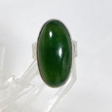 Serpentine Beaten Band Oval Ring Size 8.5 KRGJ1457 - Nature's Magick