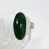 Serpentine Beaten Band Oval Ring Size 8.5 KRGJ1457 - Nature's Magick