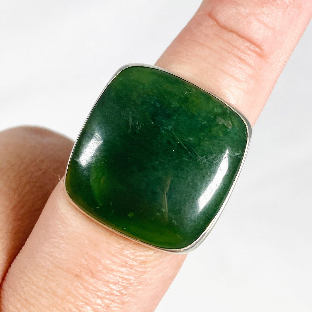 Serpentine Square Ring Size 9 KRGJ1458 - Nature's Magick