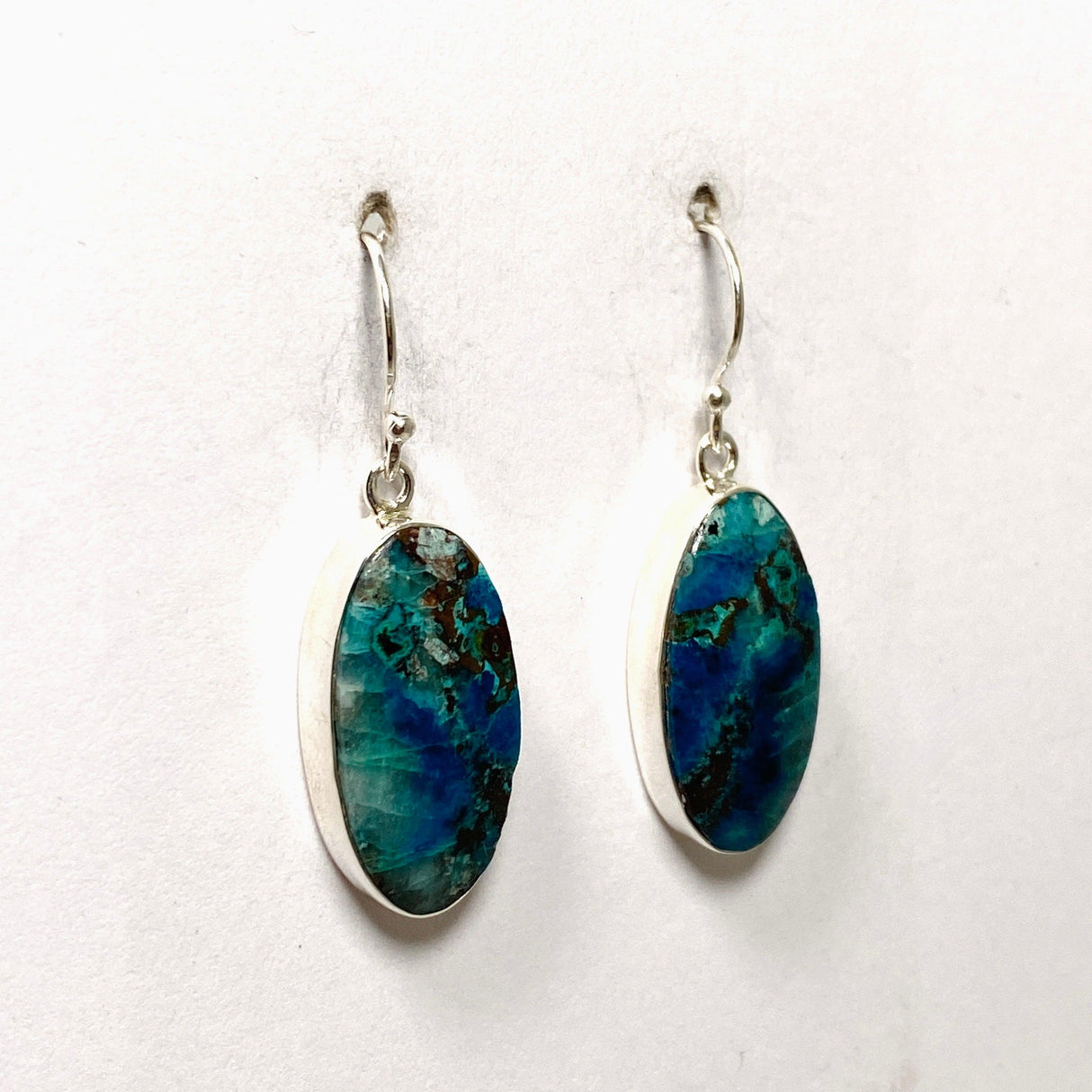 Shattuckite Oval Earrings KEGJ1491 - Nature's Magick