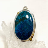 Shattuckite Oval Pendant in a Decorative Setting KPGJ4418 - Nature's Magick