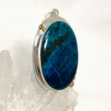 Shattuckite Oval Pendant in a Decorative Setting KPGJ4418 - Nature's Magick