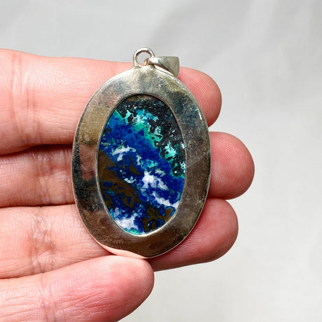 Shattuckite Oval Pendant in a Decorative Setting KPGJ4420 - Nature's Magick