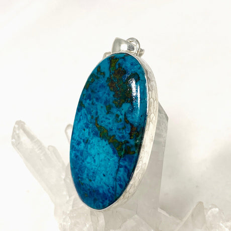 Shattuckite Oval Pendant in a Hammered Setting KPGJ4415 - Nature's Magick