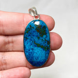 Shattuckite Oval Pendant in a Hammered Setting KPGJ4415 - Nature's Magick