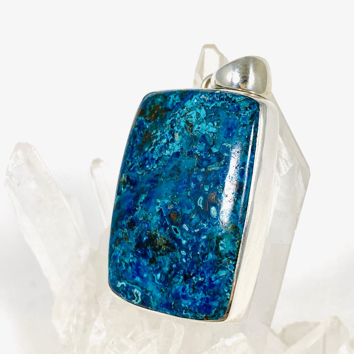 Shattuckite Rectangular Pendant KPGJ3191 - Nature's Magick