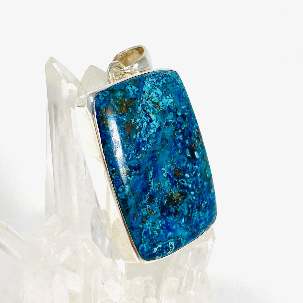 Shattuckite Rectangular Pendant KPGJ3191 - Nature's Magick