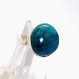 Shattuckite Round Cabochon Ring Size 10.5 PRGJ854