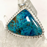 Shattuckite Teardrop Pendant in a Decorative Setting KPGJ4427 - Nature's Magick