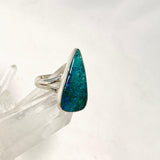 Shattuckite Teardrop Split Band Ring Size 8 KRGJ3222 - Nature's Magick