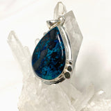 Shattuckite with Cuprite Teardrop Pendant in a Decorative Setting KPGJ4429 - Nature's Magick