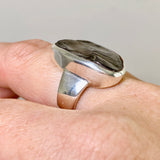 Shungite Freeform Raw Ring Size 8.5 PRGJ788