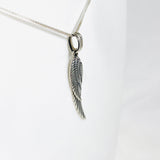 Silver Double Wing Necklace NK419 925 - Nature's Magick