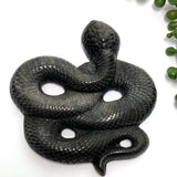 Silversheen Obsidian slithering snake SOSNL-01