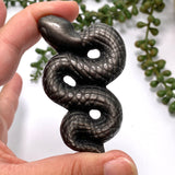 Silversheen Obsidian slithering snake SOSNM-01