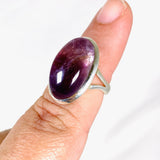 Smokey Amethyst oval ring s.7 KRGJ2954 - Nature's Magick