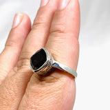 Smokey Quartz Boho Style Square Ring R3911 - Nature's Magick