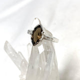 Smokey Quartz Faceted Marquise Ring in a Decorative Setting R3726 - Nature's Magick